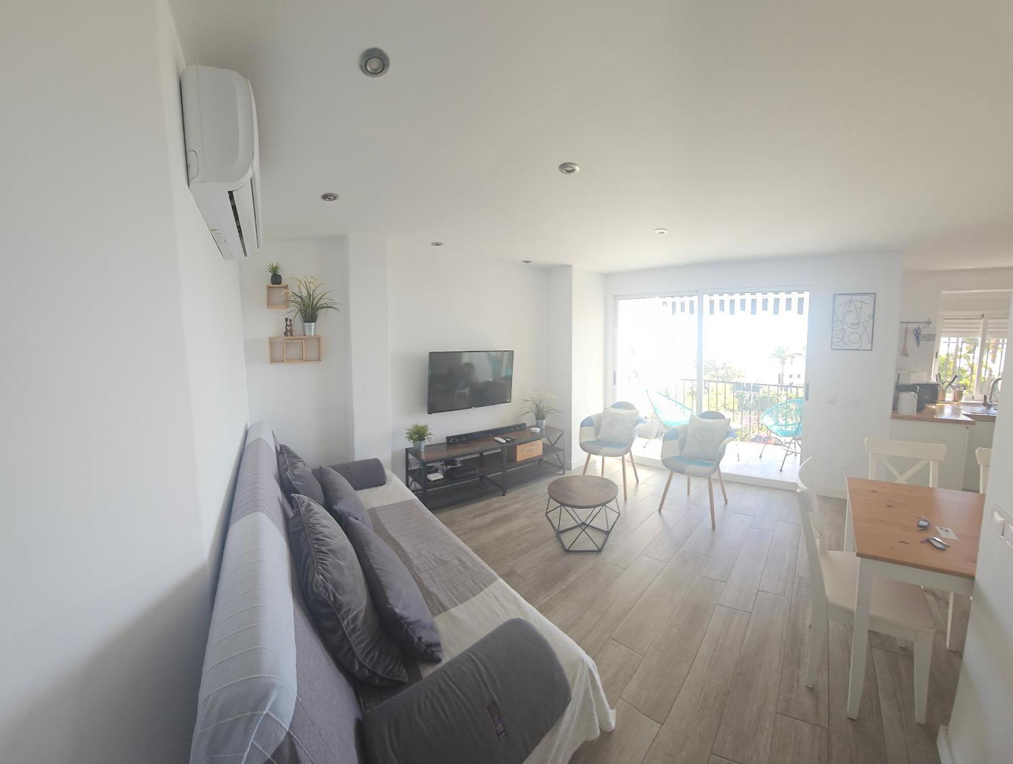 Pueblo Blanco Sea View Apartment By Namaste Elite توريمولينوس المظهر الخارجي الصورة